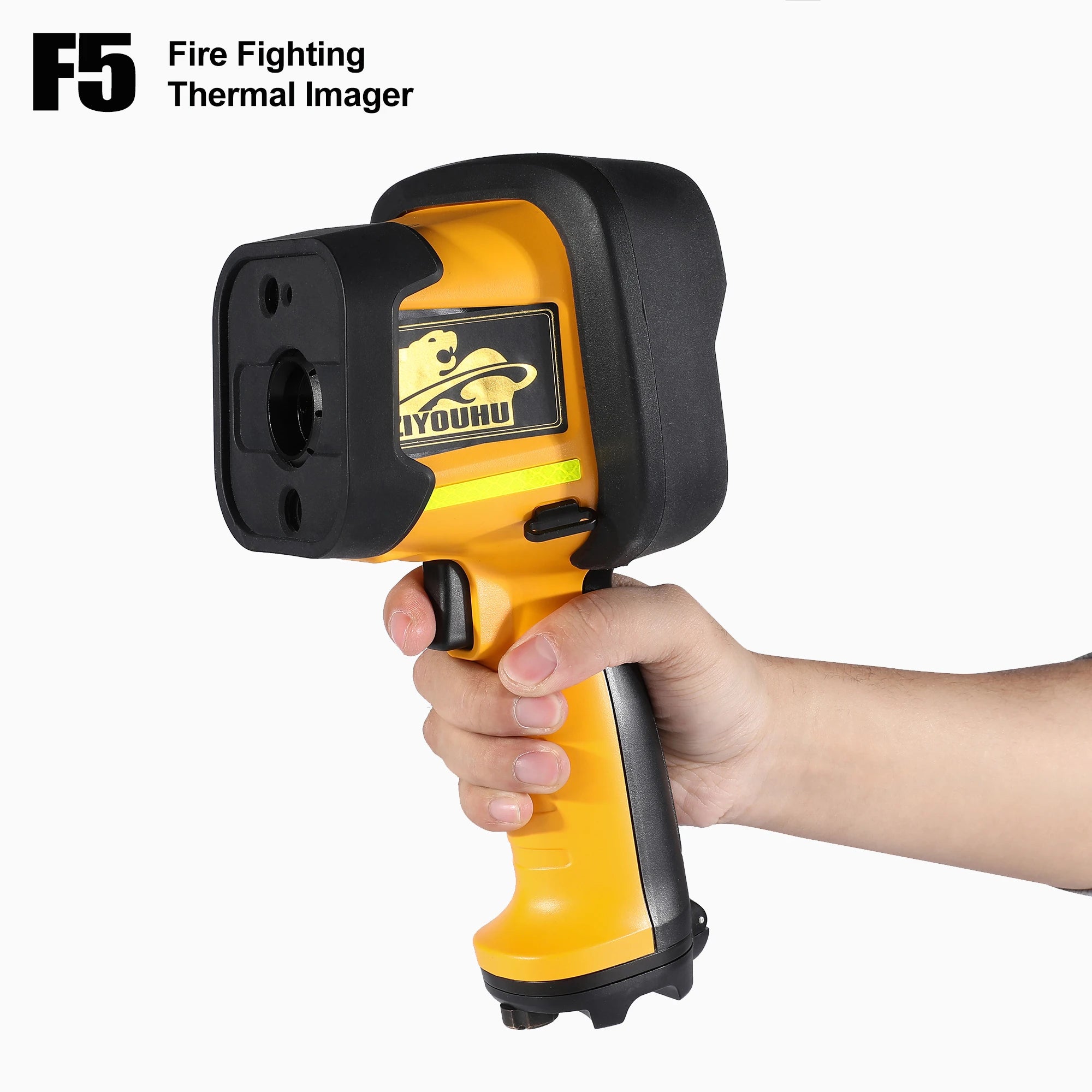 F5 Fire Fighting Thermal Imager Camera for Firefighter 384×288 Wide Angle Temperature Measurement Live Image & Video Recording