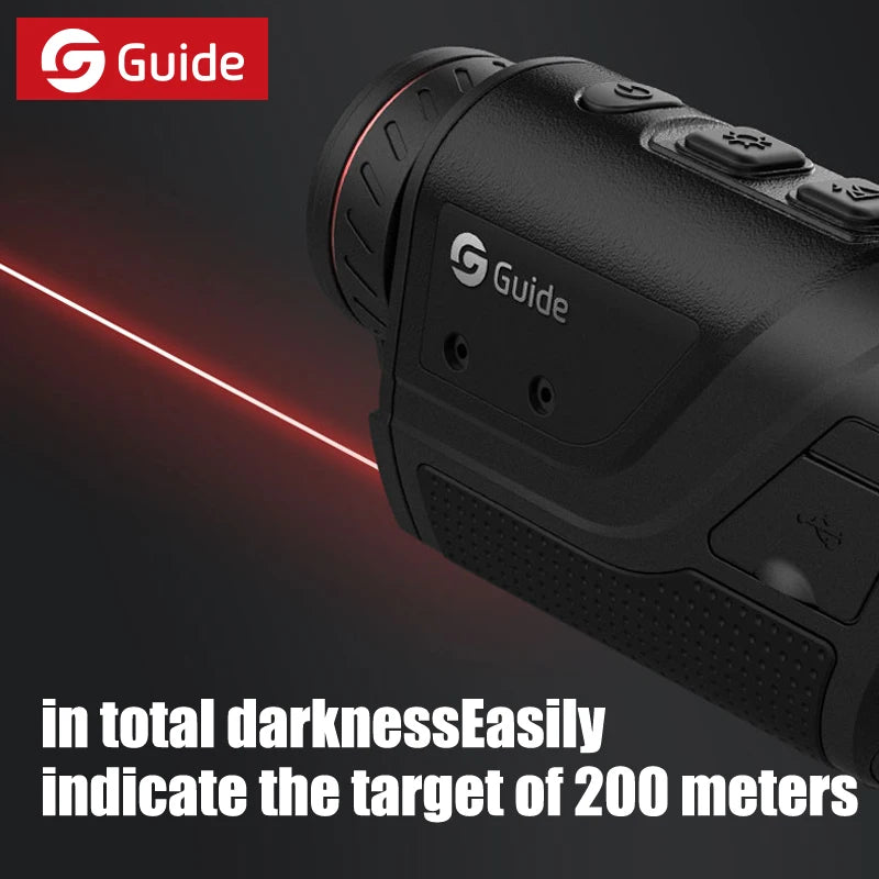 GUIDE Handheld Hunting Observation Thermal Imaging Laser Indicate WIFI IR 256X192 TD210 Thermal Vision Camera Imagery Monocular