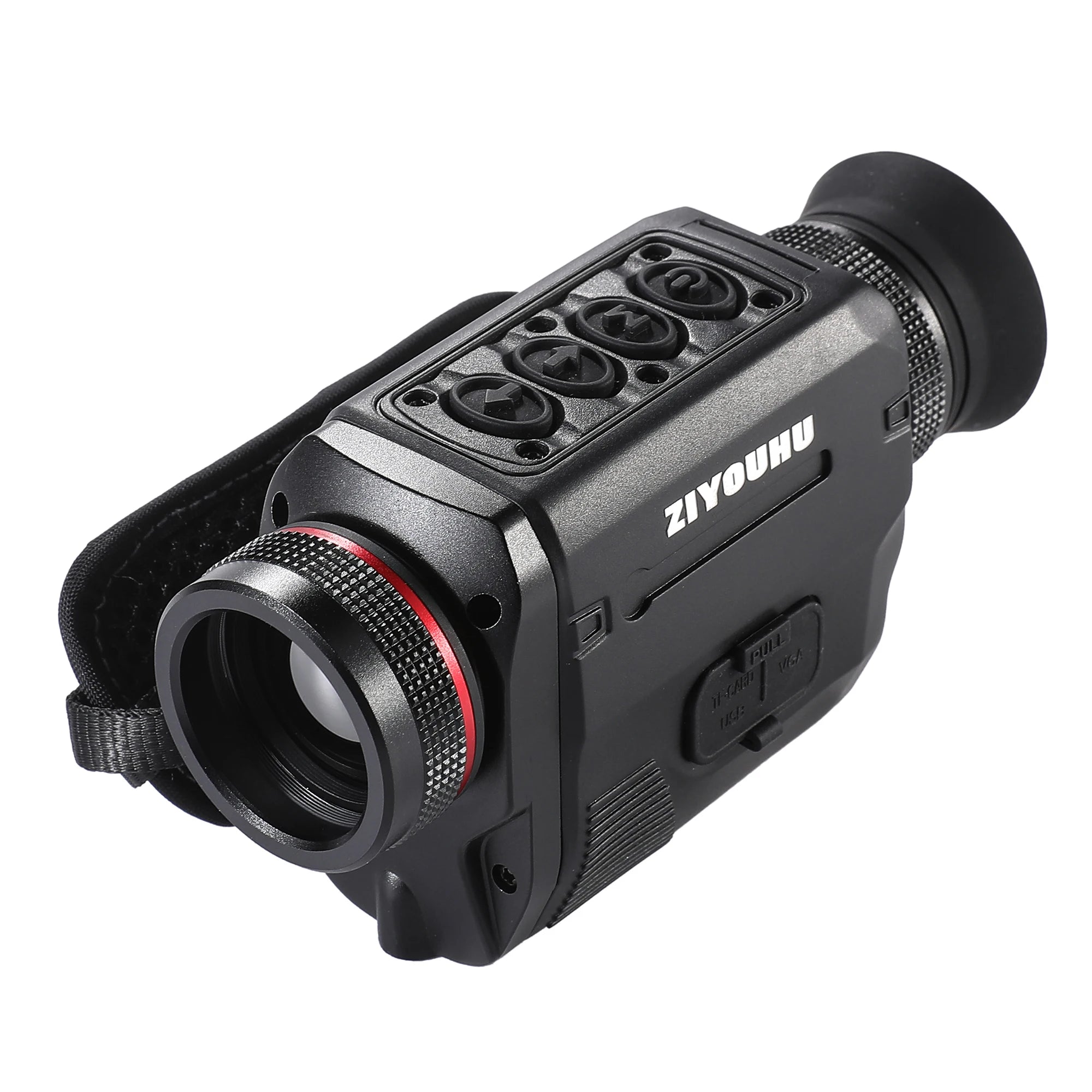 Handheld Pocket Pseudo-color Hot Imaging Caliper Ranging Hotspot Tracking Cross Cursor Hunting Tacticle IR Thermal Monocular