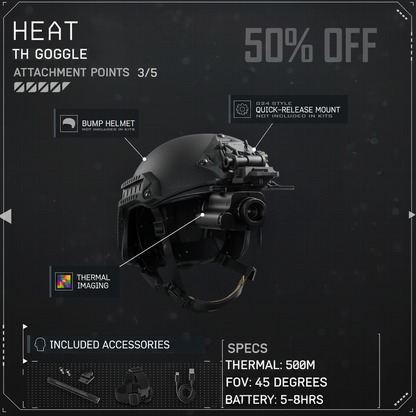 [NEW] HEAT Thermal / VIPER Night Vision Goggles Bridgeable Monoculars